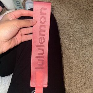 BNWOT lululemon athletica Coral never lost keychain